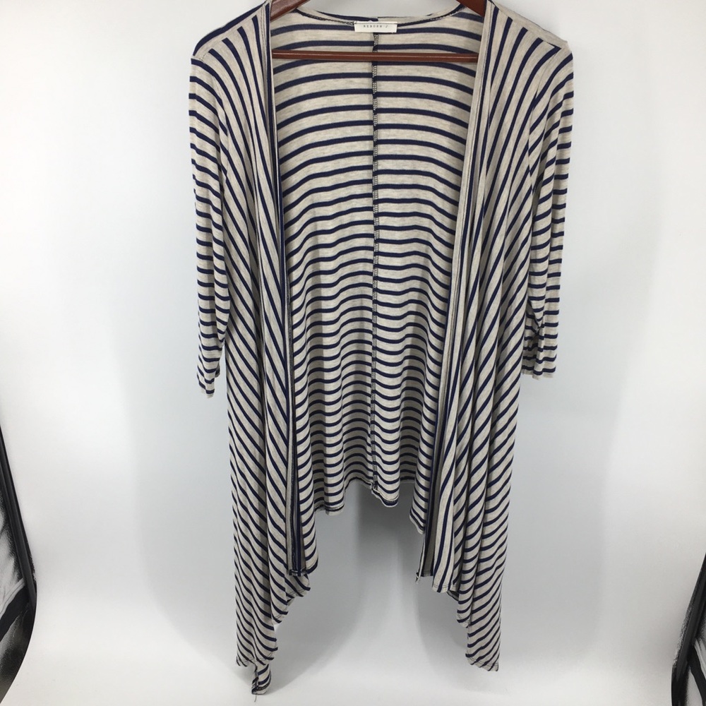 Reborn J Striped Cardigan